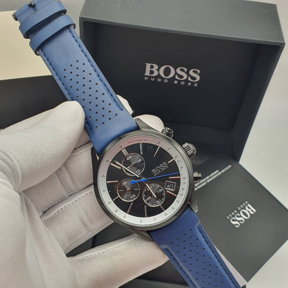 Hugo boss grand prix 2025 watch blue